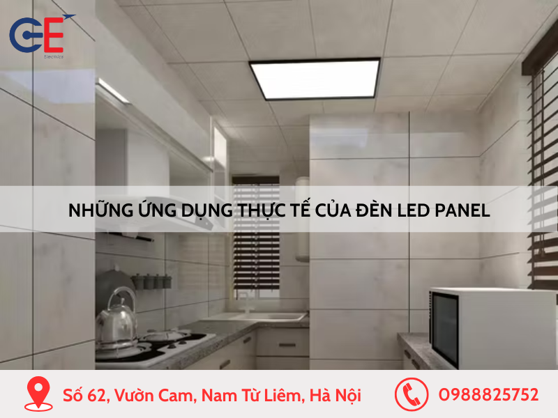 Những ứng dụng thực tế của đèn LED Panel