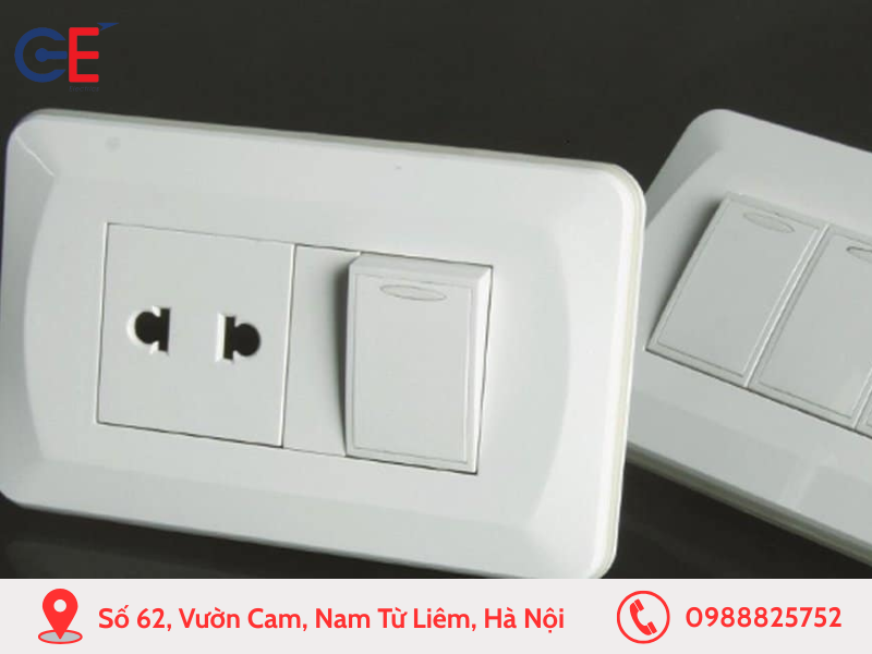 Khái niệm bảng điện 1 công tắc 1 ổ cắm 