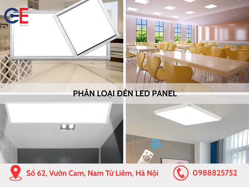 Phân loại đèn LED panel