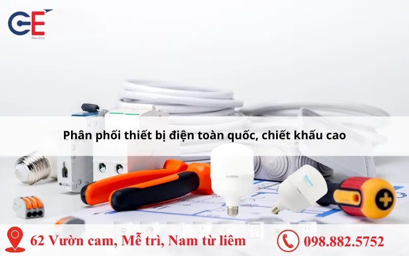 Phân phối thiết bị điện toàn quốc, chiết khấu cao