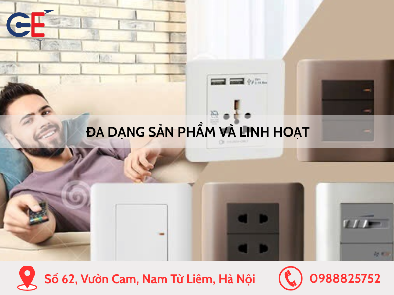 Sản phẩm thiết bị điện Schneider đa dạng và linh hoạt
