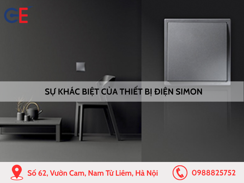 Sự khác biệt của thiết bị điện Simon