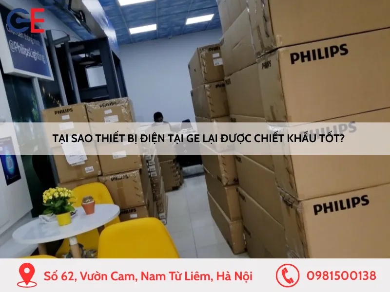 Tại sao thiết bị điện tại GE lại được chiết khấu tốt