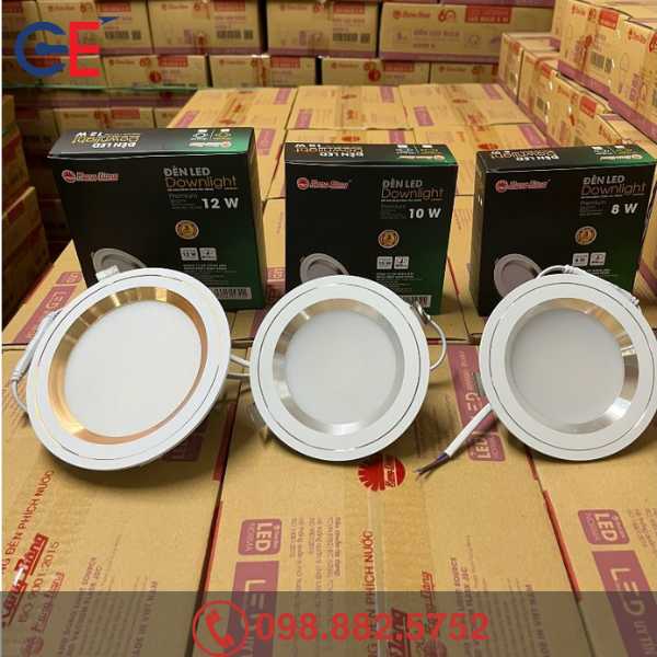 Thông tin chung Đèn LED Downlight Rạng Đông đổi màu AT26 908W 10W