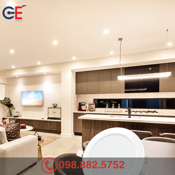 Thông tin chung về Đèn LED âm trần Panasonic DN 2G đơn sắc tròn 9W 110mm