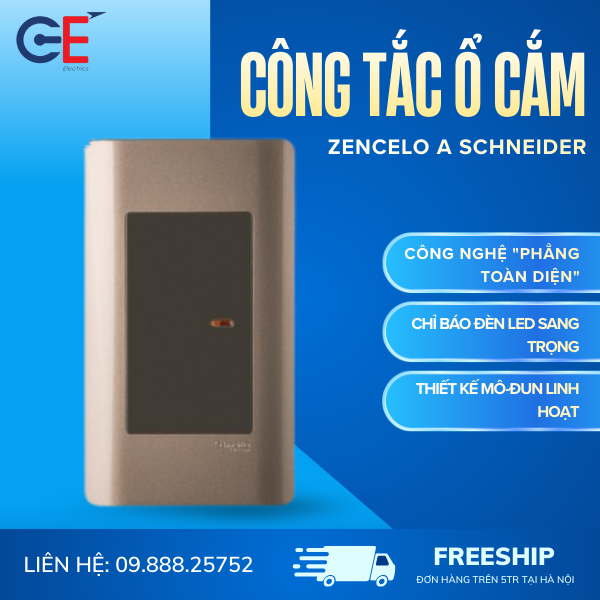 Tính năng của công tắc ổ cắm Zencelo A