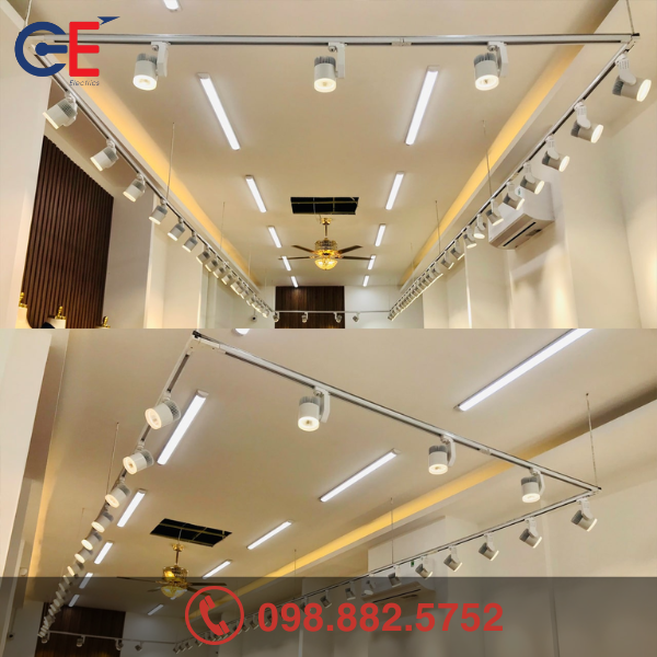 Tổng quan về Đèn Led chiếu điểm gắn thanh ray Panasonic màu trắng 7W