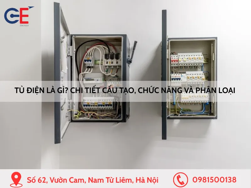 Tủ điện là gì Chi tiết cấu tạo, chức năng và phân loại
