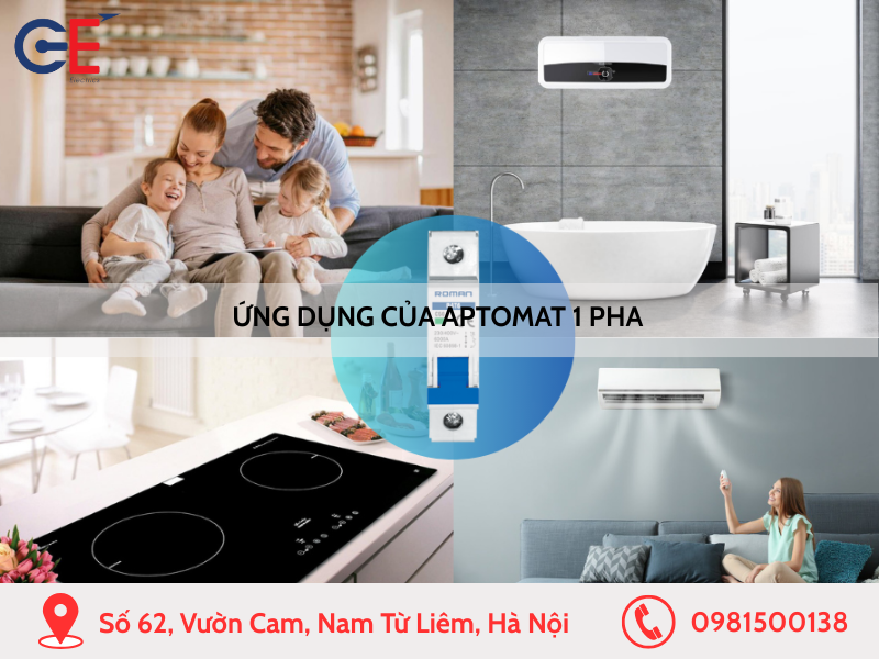 Ứng dụng của Aptomat 1 pha
