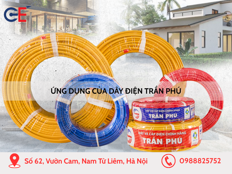 Ứng dụng của dây điện Trần Phú trong các công trình xây dựng