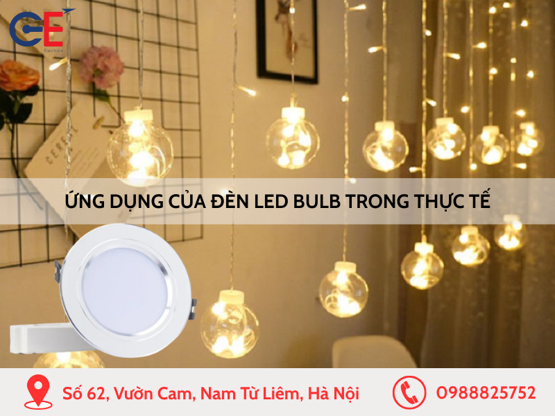 Ứng dụng của đèn LED Bulb trong thực tế