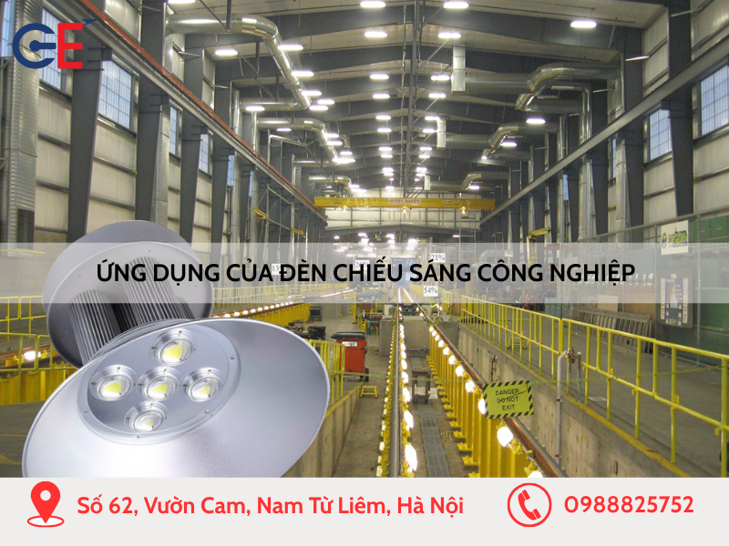 Ứng dụng của đèn chiếu sáng công nghiệp