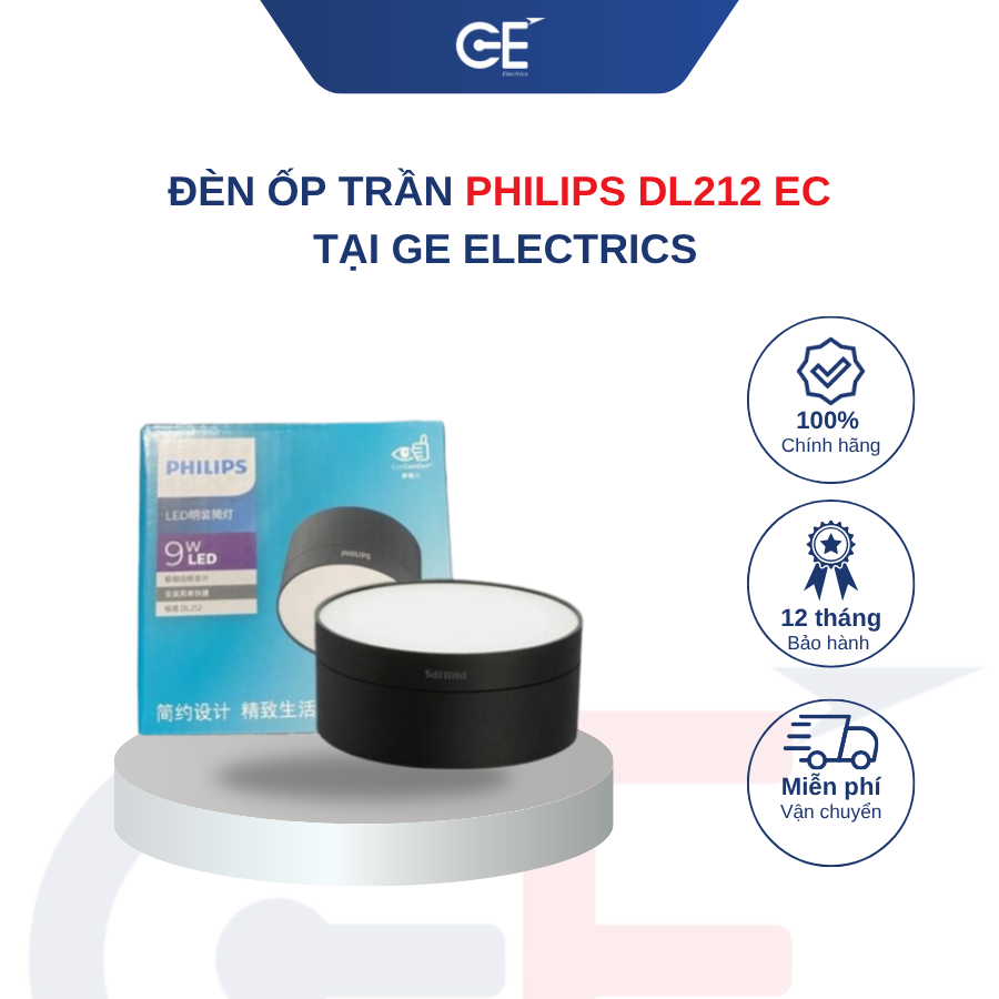 Ứng dụng của đèn ốp trần Philips DL212 - EC