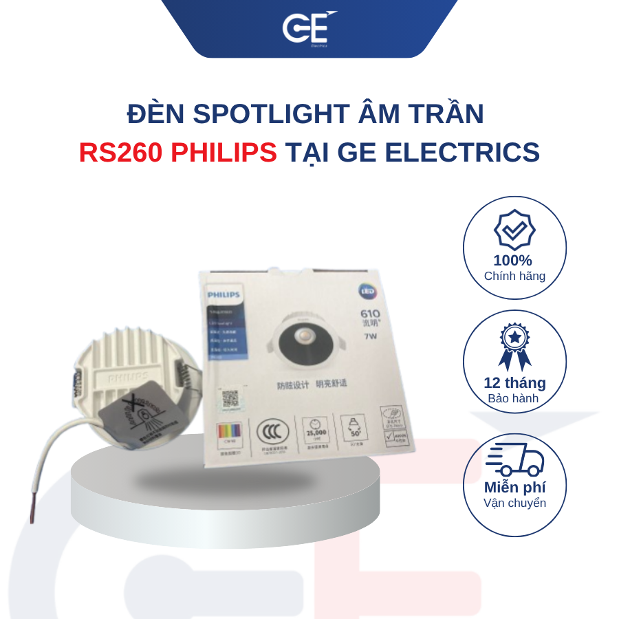 Ứng dụng của đèn spotlight Philips RS260 trong thực tế