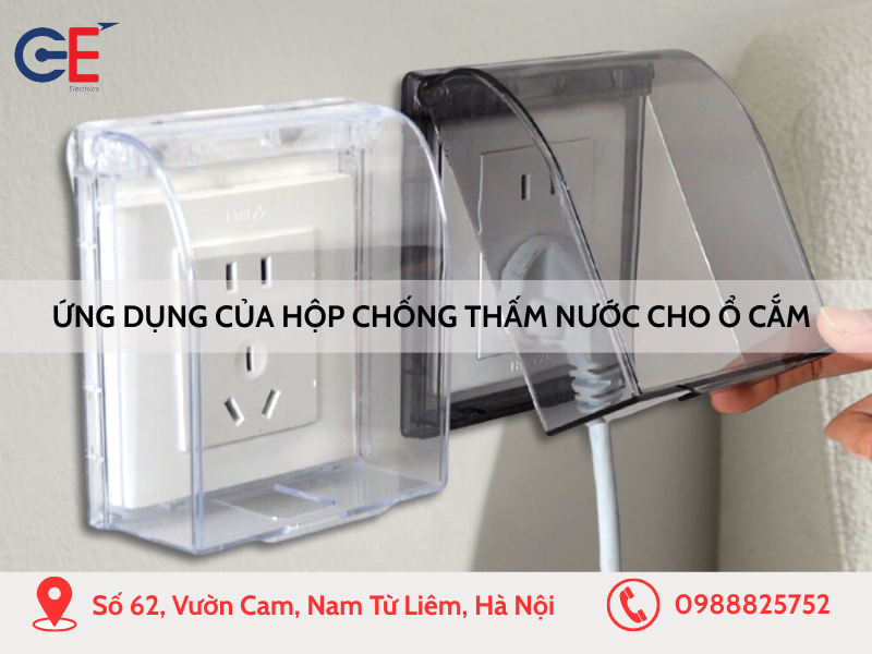 Ứng dụng của hộp chống thấm nước cho ổ cắm