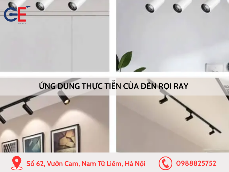 Ứng dụng thực tế của đèn rọi ray
