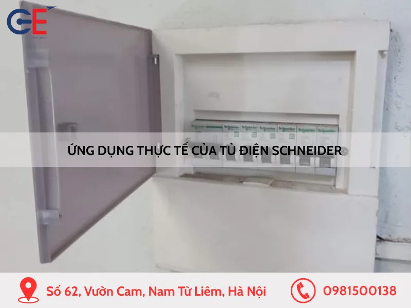 Ứng dụng thực tế của tủ điện Schneider