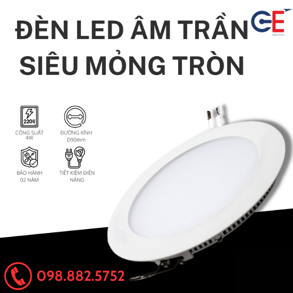 Ưu điểm vượt trội của Đèn Downlight Âm Trần Panasonic NNNC7656188 9W đổi màu