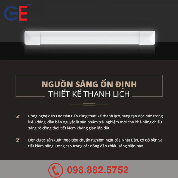 Ưu điểm của Đèn LED bán nguyệt Panasonic SP 2G 20W