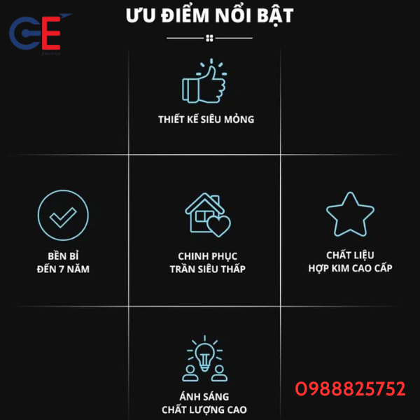 Ưu điểm vượt trội của Đèn Led Âm Trần Panasonic EZ-M 18W