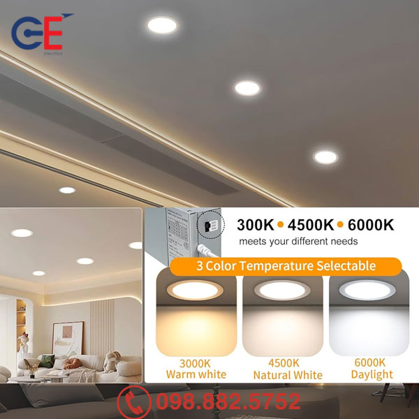 Ưu điểm của Đèn downlight âm trần Panasonic Neo Slim Tròn 9W