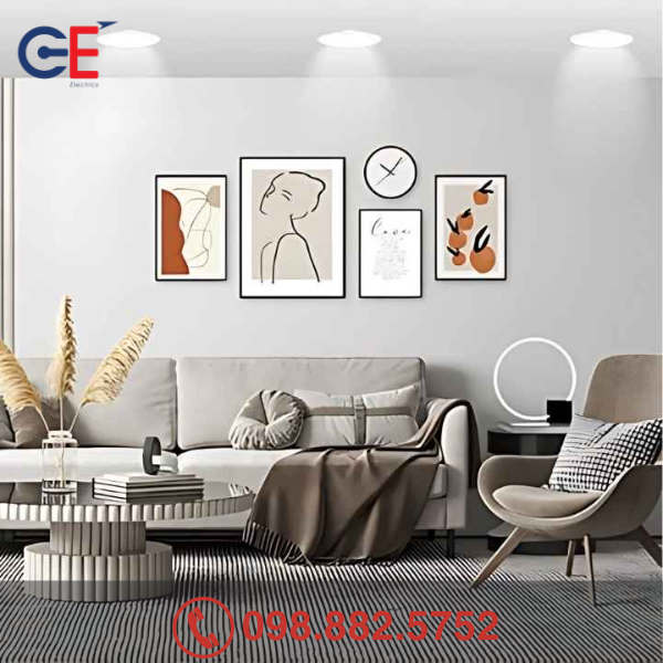 Ưu điểm của Đèn downlight âm trần điều chỉnh góc Panasonic vuông 7W 60 độ