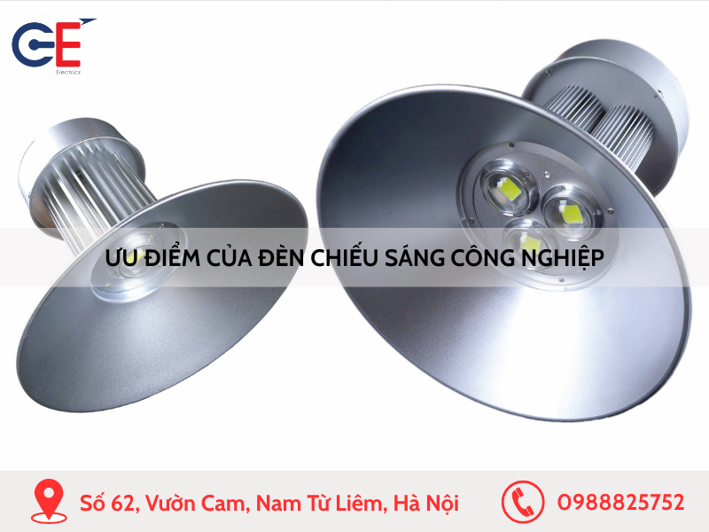 Ưu điểm của đèn chiếu sáng công nghiệp