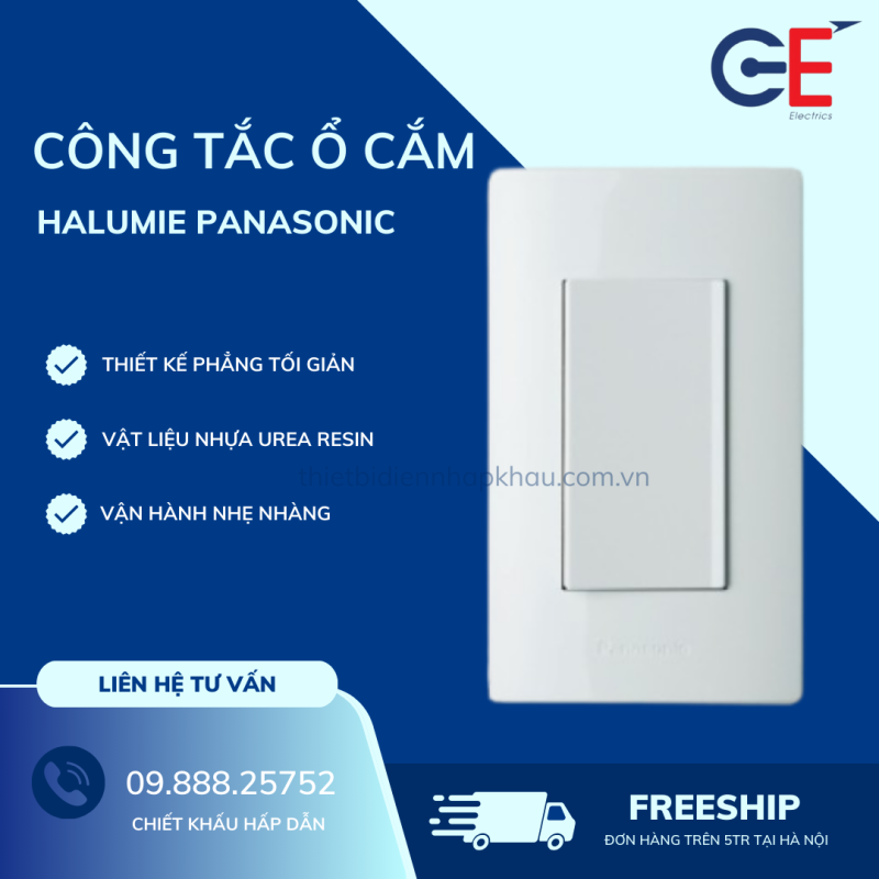 Ưu điểm nổi bật của công tắc ổ cắm Halumie Panasonic