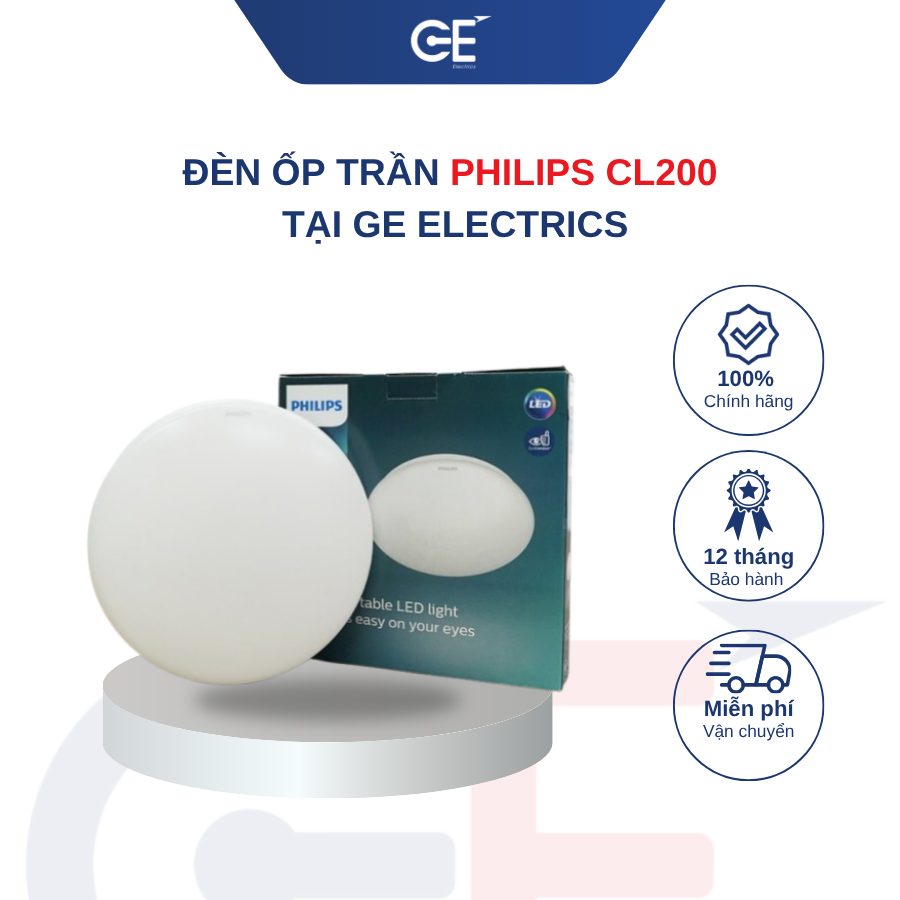 Ưu điểm nổi bật của đèn ốp trần Philips CL200
