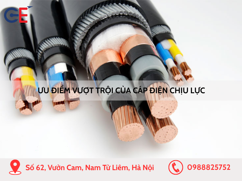 Ưu điểm vượt trội cáp điện chịu lực
