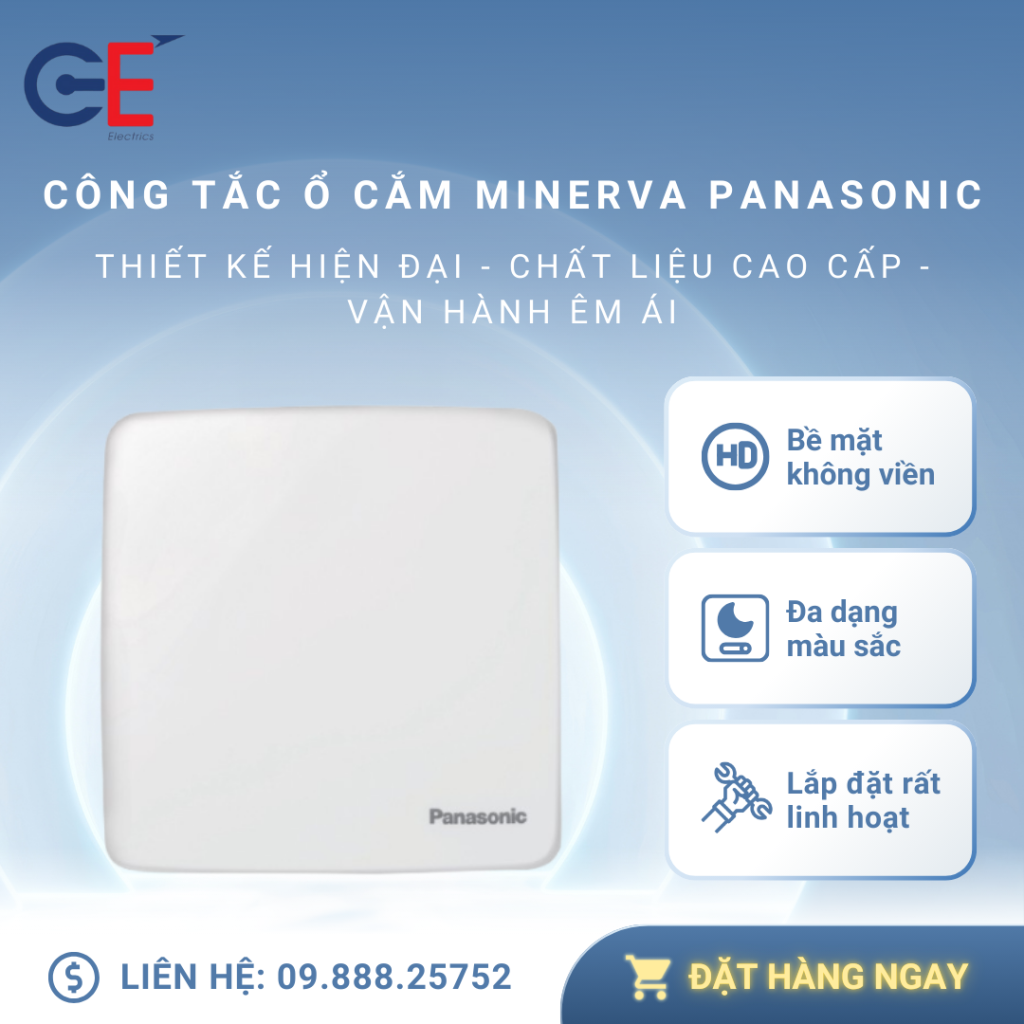 Ưu điểm vượt trội công tắc ổ cắm Minerva Panasonic