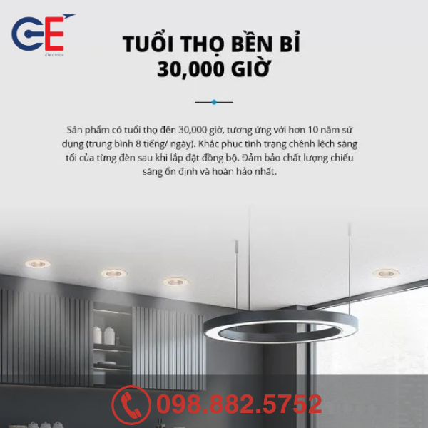 Ưu điểm vượt trội của Đèn Led âm trần Panasonic LGP NNNC7611288 13W