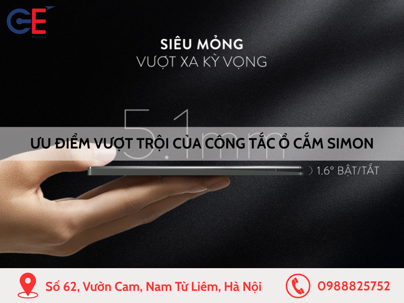 Ưu điểm vượt trội của công tắc ổ cắm Simon
