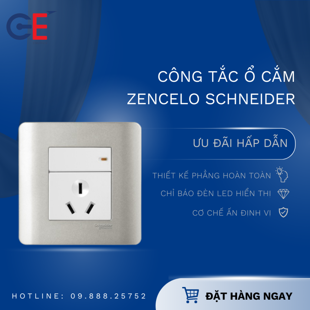 Ưu điểm vượt trội của dòng công tắc ổ cắm Zencelo