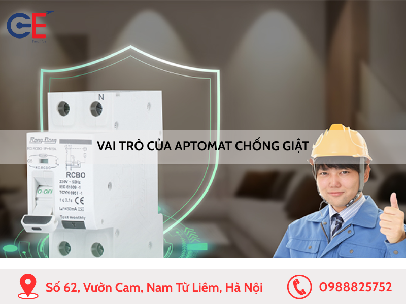 Vai trò của aptomat chống giật