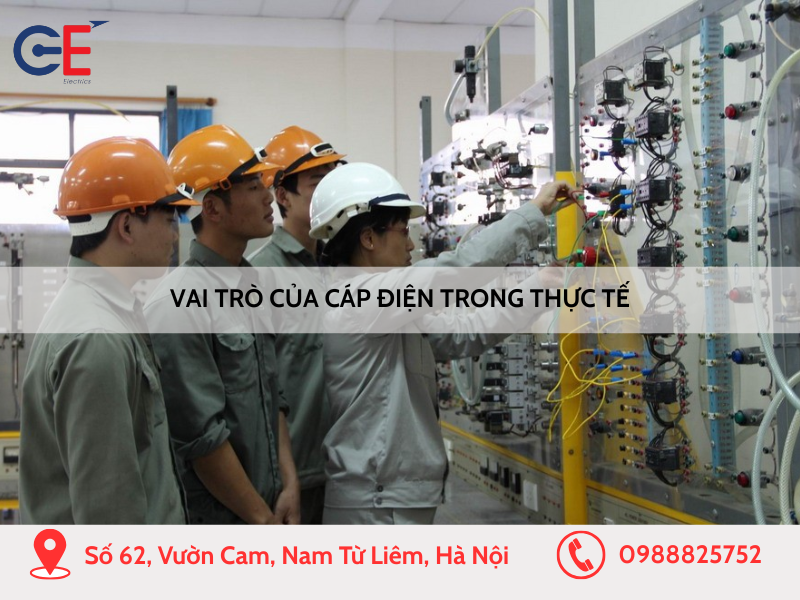 Vai trò của cáp điện trong thực tế