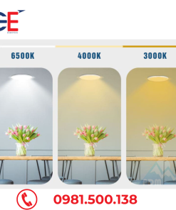 ánh sáng tích hợp trong một chiếc đèn lé panasonic ba màu