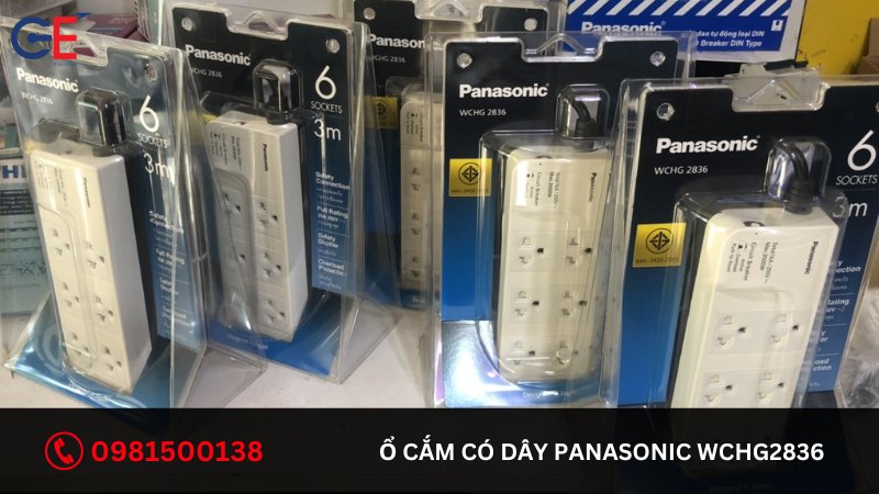 Bán ổ cắm có dây Panasonic WCHG2836