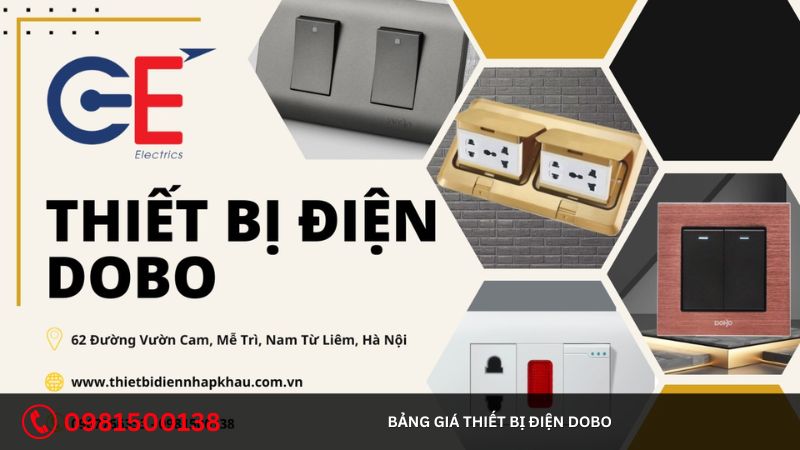 Bảng giá thiết bị điện Dobo