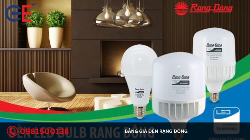 Bảng giá đèn Rạng Đông