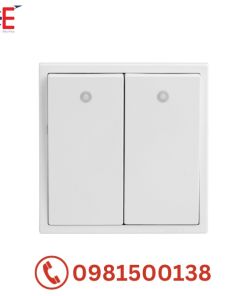 Bộ 2 công tắc Simon i7 1 chiều có LED