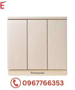 bộ 3 công tắc 1 chiều Panasonic Moderva