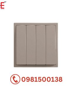 Bộ 4 công tắc Simon i7 1 chiều