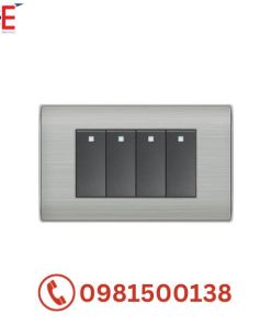 Bộ 4 công tắc 1 chiều Dobo A66-88607