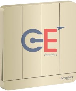 bộ bốn công tắc avataron schneider vàng ánh kim
