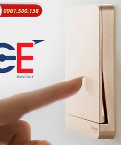 công tắc điện avataron schneider vàng ánh kim