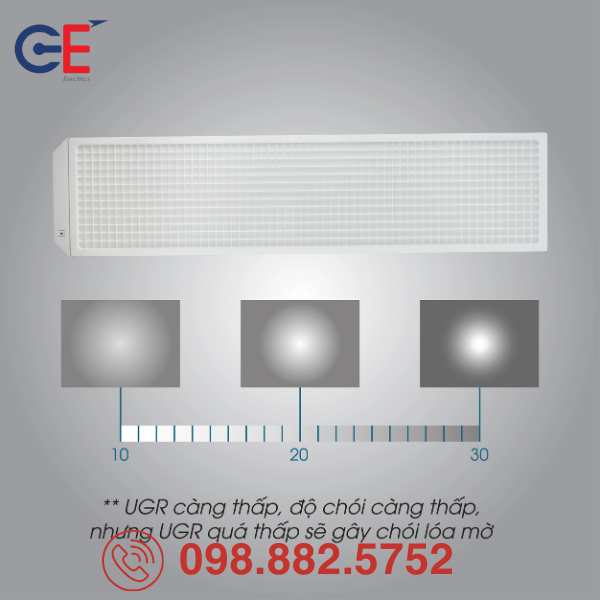 Bộ đèn LED CSLH.LS 300x1200/40W 5000K chất lượng ánh sáng cao