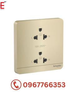Bộ ổ cắm đôi 3 chấu AvatarOn Schneider 16A