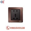 Bộ ổ cắm đôi 3 chấu Uten A5