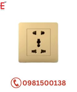 Bộ ổ cắm đôi 3 chấu Uten Q7